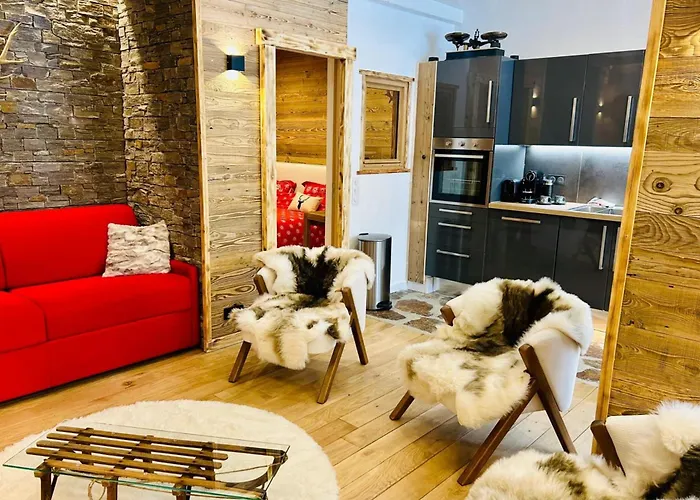 公寓 Renovated Flat At The Foot Of The Grands Montets 霞慕尼